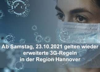 7-Tage-Inzidenz fünf Werktage über 50: Region erlässt neue Allgemeinverfügung Grafik Coronavirus