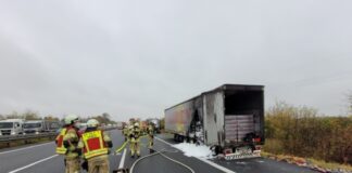 Feuerwehreinsatz A2 Lehrte