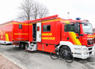 Großbrand am Brinker Hafen unter Kontrolle Feuerwehreinsatz