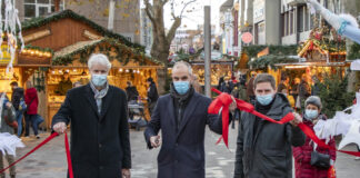 OB Belit Onay eröffnet den Weihnachtsmarkt 2021 in Hannover