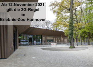 2G-Regel gilt ab morgen im Erlebnis-Zoo Hannover Eingang Erlebnis-Zoo Hannover