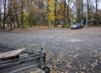 Kleiner Parkplatz am Silbersee erhält neue Struktur Parkplatz Silbersee
