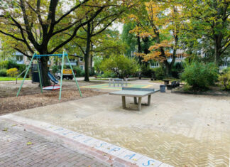 Erneuerung abgeschlossen: Spielplatz Rosmarinhof freigegeben Spielplatz Rosmarinhof