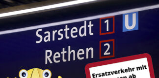 Ersatzverkehr Linie 1 und 2 - Stadtbahn Hannover