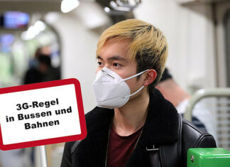 3G-Regel in Bussen und Bahnen 3G in Bus und Bahn