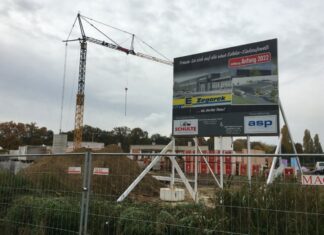 Grundsteinlegung für neuen EDEKA-Markt des Kaufmanns Gerd Zegarek