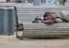 obdachlose Person