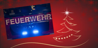 Grafik Weihnachtsbaum - Feuerwehr
