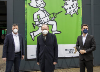 Impfzentrum für Kinder und Erwachsene heute am Zoo Hannover eröffnet Eröffnung Impfzentrum am Zoo Hannover