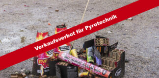 abgebranntes Feuerwerk