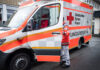 Mitarbeiter des DRK-Rettungswache Hannover im Einsatz