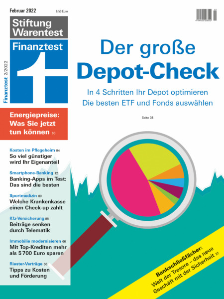 Cover Stiftung Warentest 02/2022