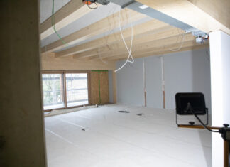 Neubau – Gymnasium Langenhagen wächst weiter Baufortschritt Gymnasium Langenhagen / 17.01.2022