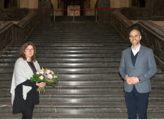 Anja Ritschel tritt Dienst als Wirtschafts- und Umweltdezernentin an Anja Ritschel - Dienstbeginn