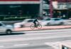 Radfahrer in der Stadt