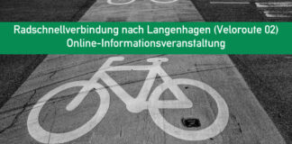 Markierung Radweg / Veloroute