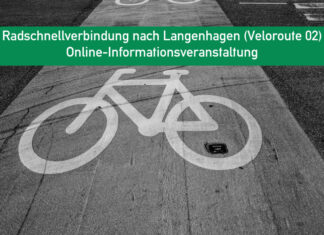 Online-Informationsveranstaltung zum Verlauf der Radschnellverbindung nach Langenhagen (Veloroute 02) Markierung Radweg / Veloroute