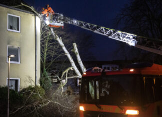 Sturmtief Zeynep – Feuerwehren in Hannover verstärkt im Einsatz Feuerwehreinsatz