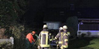 Orkantief Zeynep führt zu diversen Feuerwehreinsätzen im Stadtgebiet Garbsen