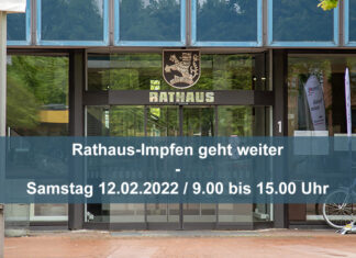 Erneutes Impfangebot für Groß und Klein ab fünf Jahren im Rathaus Langenhagen – Sonnabend, 12. Februar Rathaus Langenhagen
