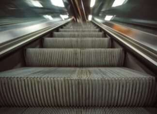 Rolltreppen am Zugang zur Station „Hauptbahnhof“ werden ausgetauscht Rolltreppe