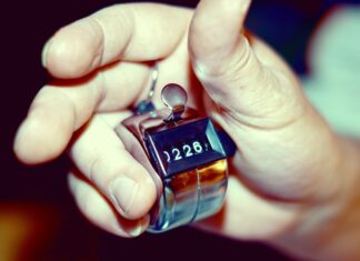 Erhebungsbeauftragte für Zensus 2022 gesucht Mechanischer Handzähler