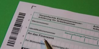 Formular Einkommensteuererklärung