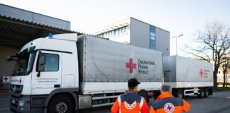 DRK-Hilfstransport LKW