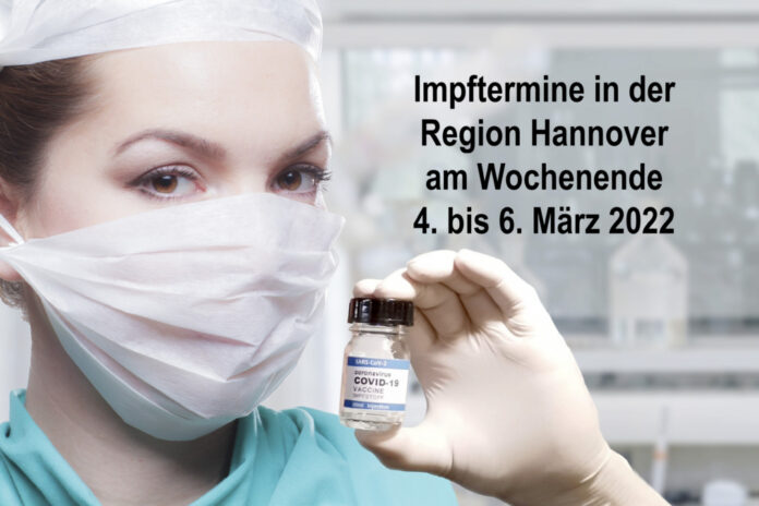 Themenbild: Impftermine Wochenende - 4.-6. März 2022 in der Region Hannover.