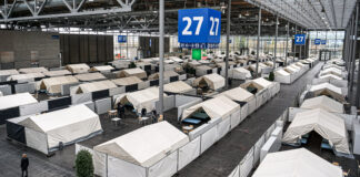 Flüchtlingsunterkunft für 1152 Personen bereit