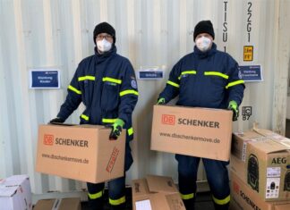 Humanitäre Hilfe für die Ukraine: DB Schenker eröffnet Sammelstelle für Privatspenden in Hannover Hilfsgütersammlung in Köln