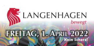 Plakat - Kinder-Disco in Langenhagen - 1. April 2022