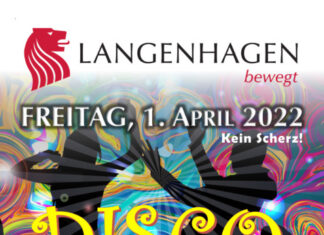 Kinder-Disco im Haus der Jugend am Freitag, den 01. April 2022 Plakat - Kinder-Disco in Langenhagen - 1. April 2022
