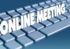 Grafik - PC-Tastatur - Online-Meeting