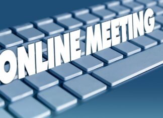 Corona, Grippe, Weihnachtszeit: Wie komme ich gut durch den Winter? Grafik - PC-Tastatur - Online-Meeting