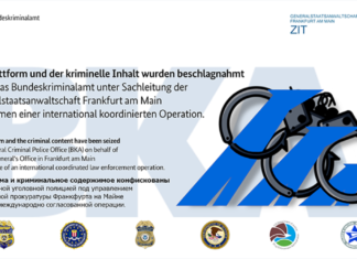 Illegaler Darknet-Marktplatz „Hydra Market“ abgeschaltet Banner BKA: Illegaler Darknet-Marktplatz "Hydra Market" abgeschaltet.