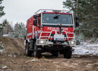 Niedersächsische Feuerwehrkräfte kehren nach Einsätzen in Südfrankreich und Sachsen in ihre Heimatstandorte zurück Fahrzeug zur Vegetationsbrandbekämpfung