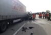 Aufnahme der Unfallstelle auf der A7 in Höhe Rasthof Hildesheimer Börde
