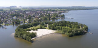 Badeinsel im Steinhuder Meer