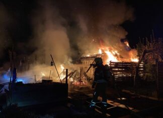 Laubenbrand im Heideviertel Feuerwehreinsatz