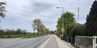 Reuterdamm Südseite des ersten Bauabschnitts.