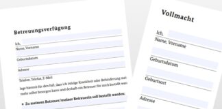 Vorsorgevollmacht/Betreuungsverfügung