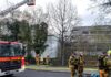 Brand in der IGS Linden