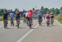 Große ADFC-Stern-Radtour zur Auftaktveranstaltung des Stadtradelns Gruppe Radfahrer
