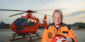 Nach 37 Jahren im Christoph 4 zum letzten Mal gelandet. Status 6: Volker Hubrich von der Johanniter-Unfall-Hilfe beendet seinen aktiven Dienst.