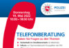 Plakat Präventionshotline der Polizei