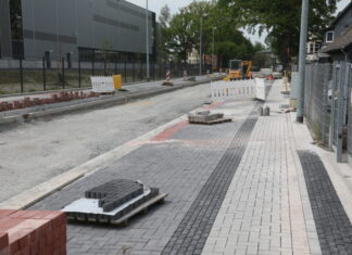 Am Pferdemarkt wird auf kompletter Länge Anfang Juni wieder freigegeben Baustelle Am Pferdemarkt