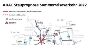 Grafik-Stauprognose vom ADAC