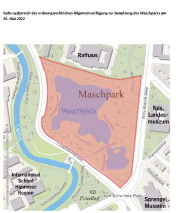 Karte Maschpark