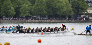 Drachenboot-Regatta auf dem Maschsee